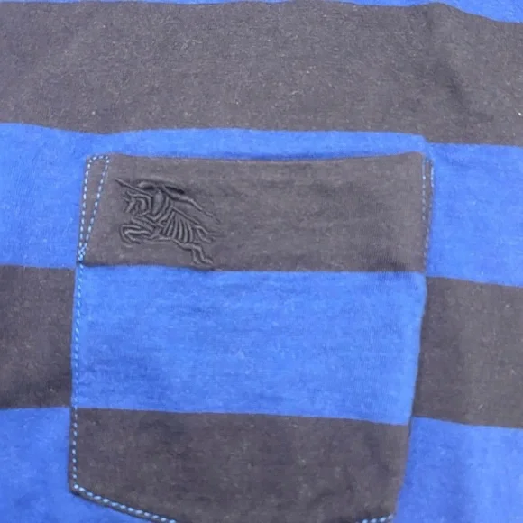 SOLD!!! Burberry Britt Equestrian Logo Pocket Tee Shirt XXL - Picture 3 of 7